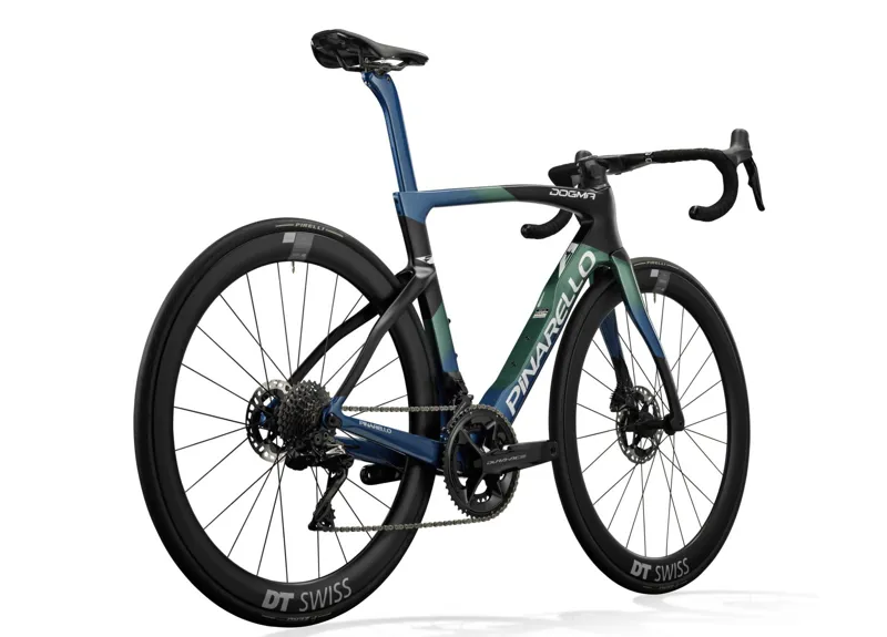 Pinarello Dogma F Disc Nebula Green Blue Dura Ace Di2-2